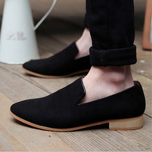 Men Fashion Vintage Leather Men's Flats Casual