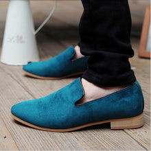 Men Fashion Vintage Leather Men's Flats Casual