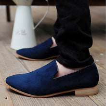 Men Fashion Vintage Leather Men's Flats Casual